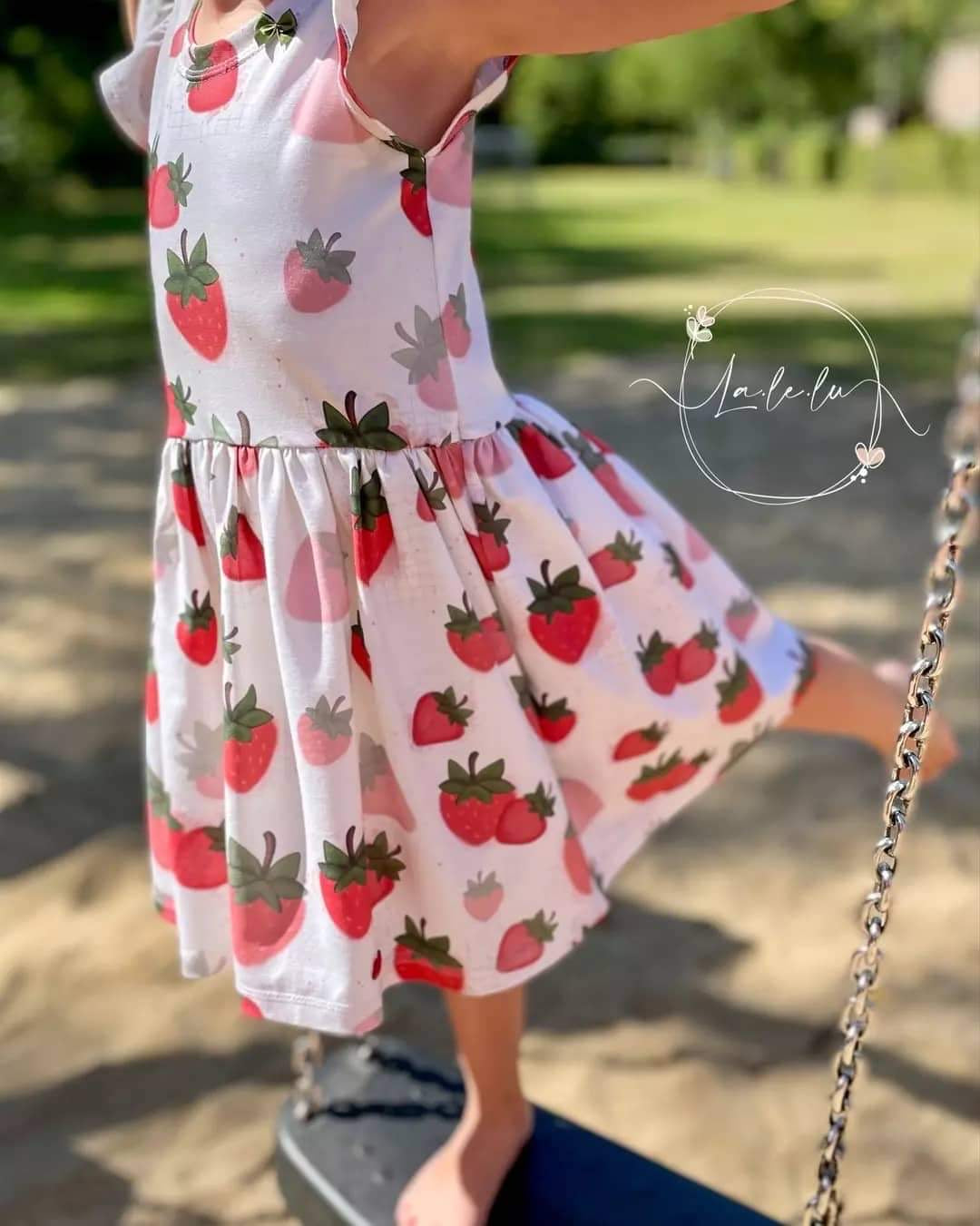 Erdbeere Stoff Eigenproduktion